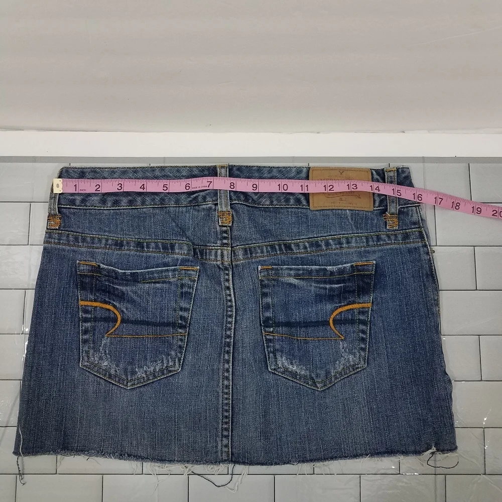American Eagle 1995 Denim Mini Skirt 4